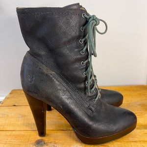 Frye Harlow Lace Up Heel